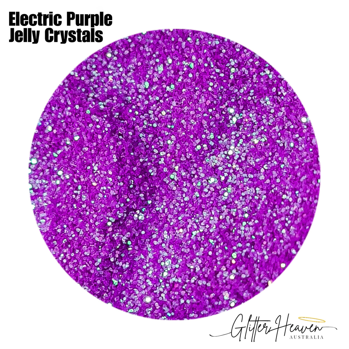 Electric Purple Jelly Crystals Glitter Heaven Australia
