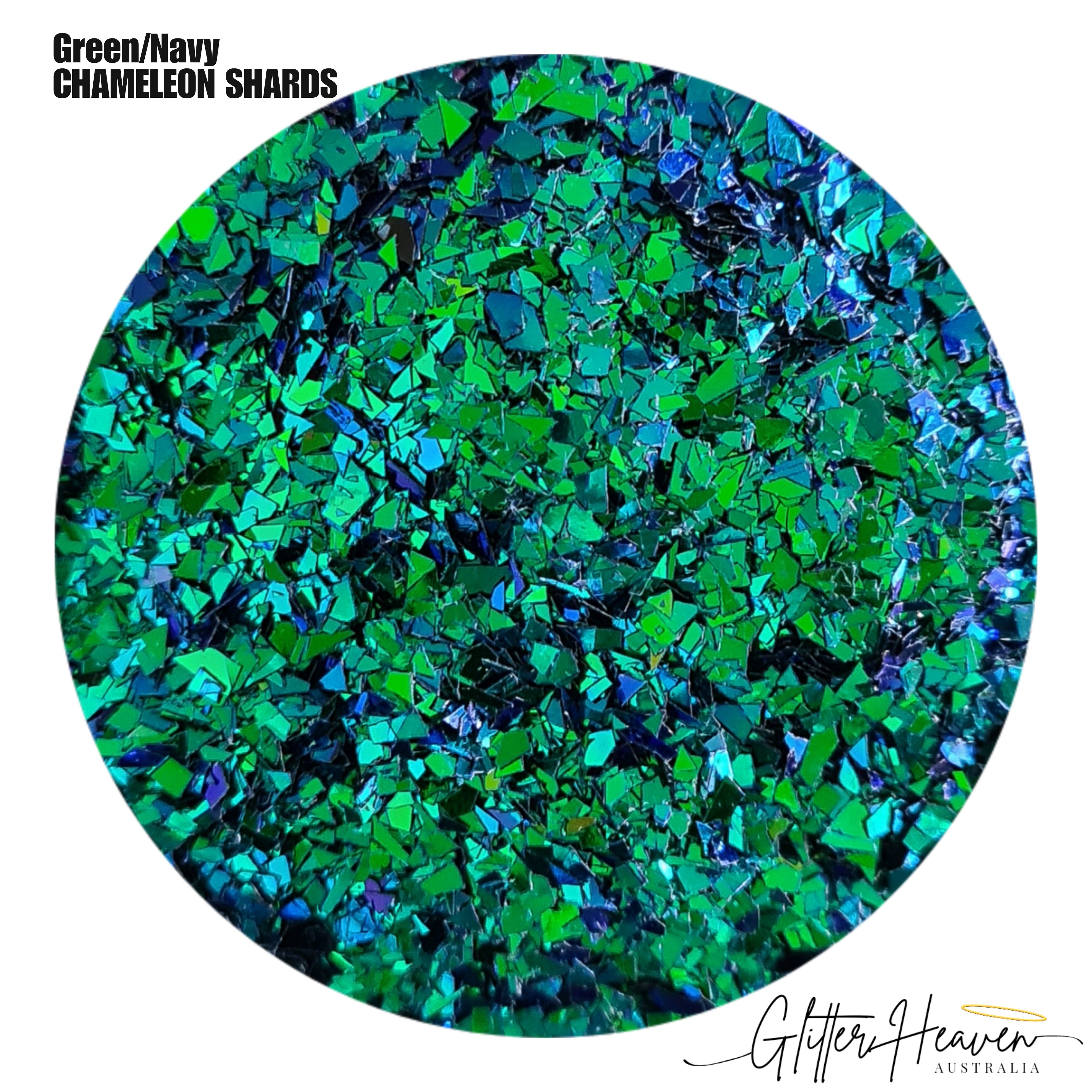 Dark Green/Navy Chameleon Shards