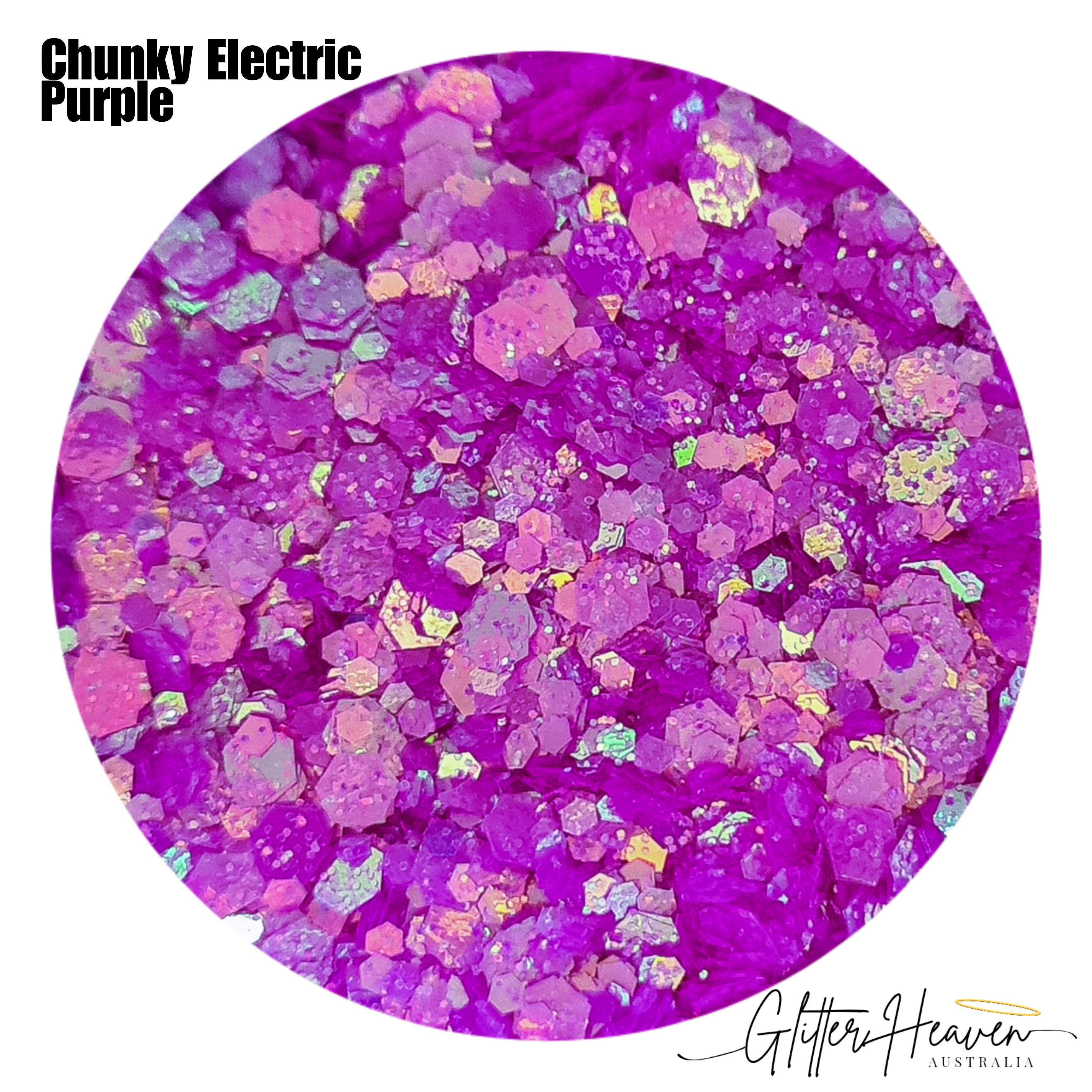 Chunky Electric Purple