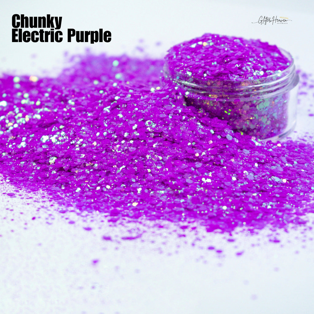 Chunky Electric Purple