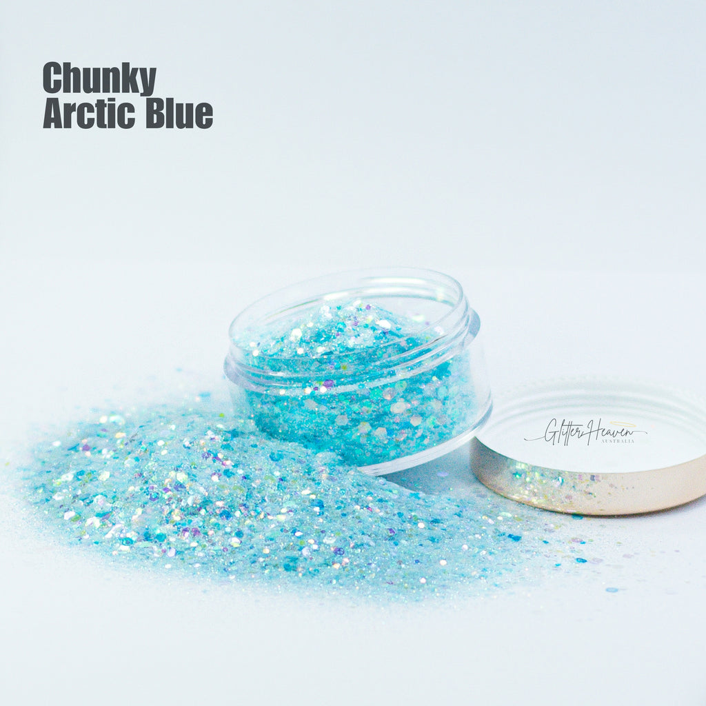 Chunky Arctic Blue