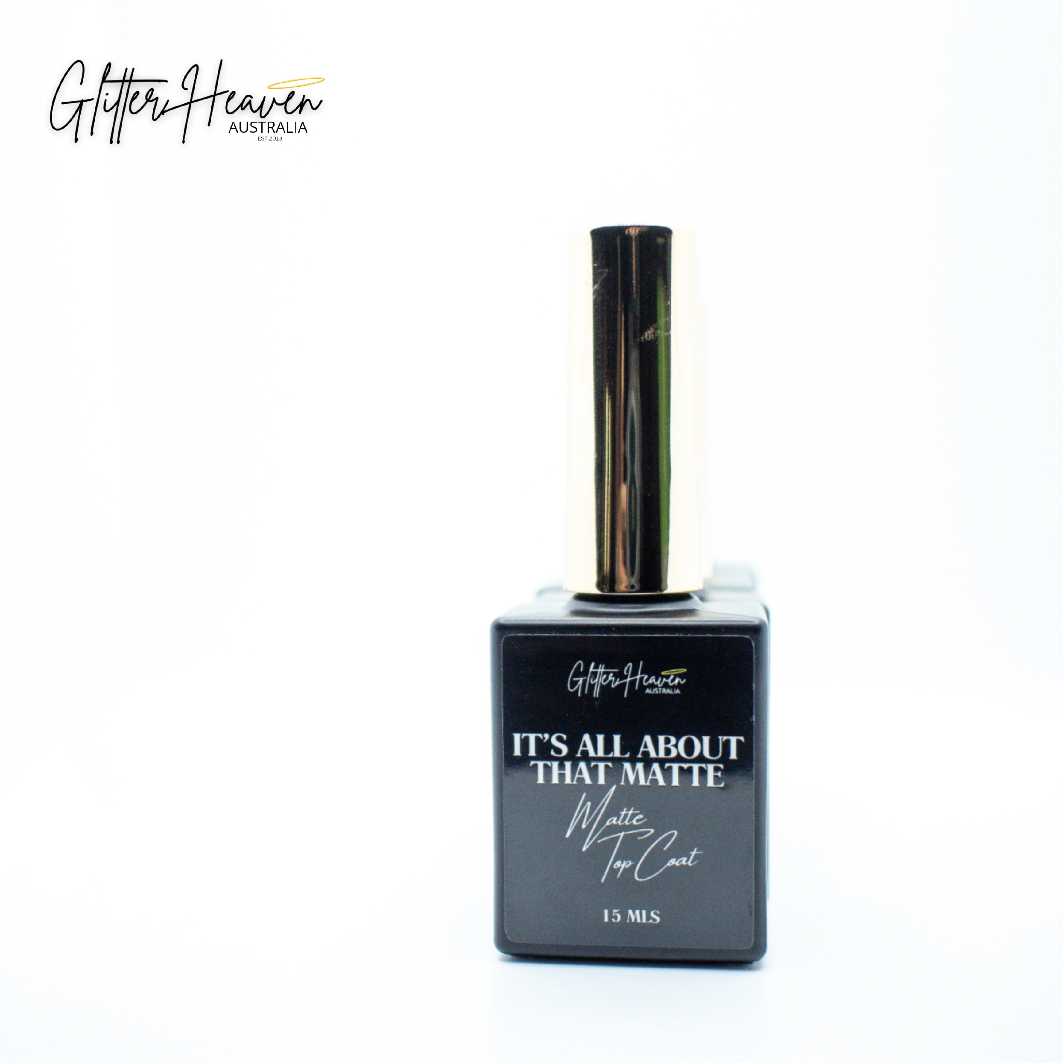 Matte Top Coat -No Wipe Glitter Heaven Australia