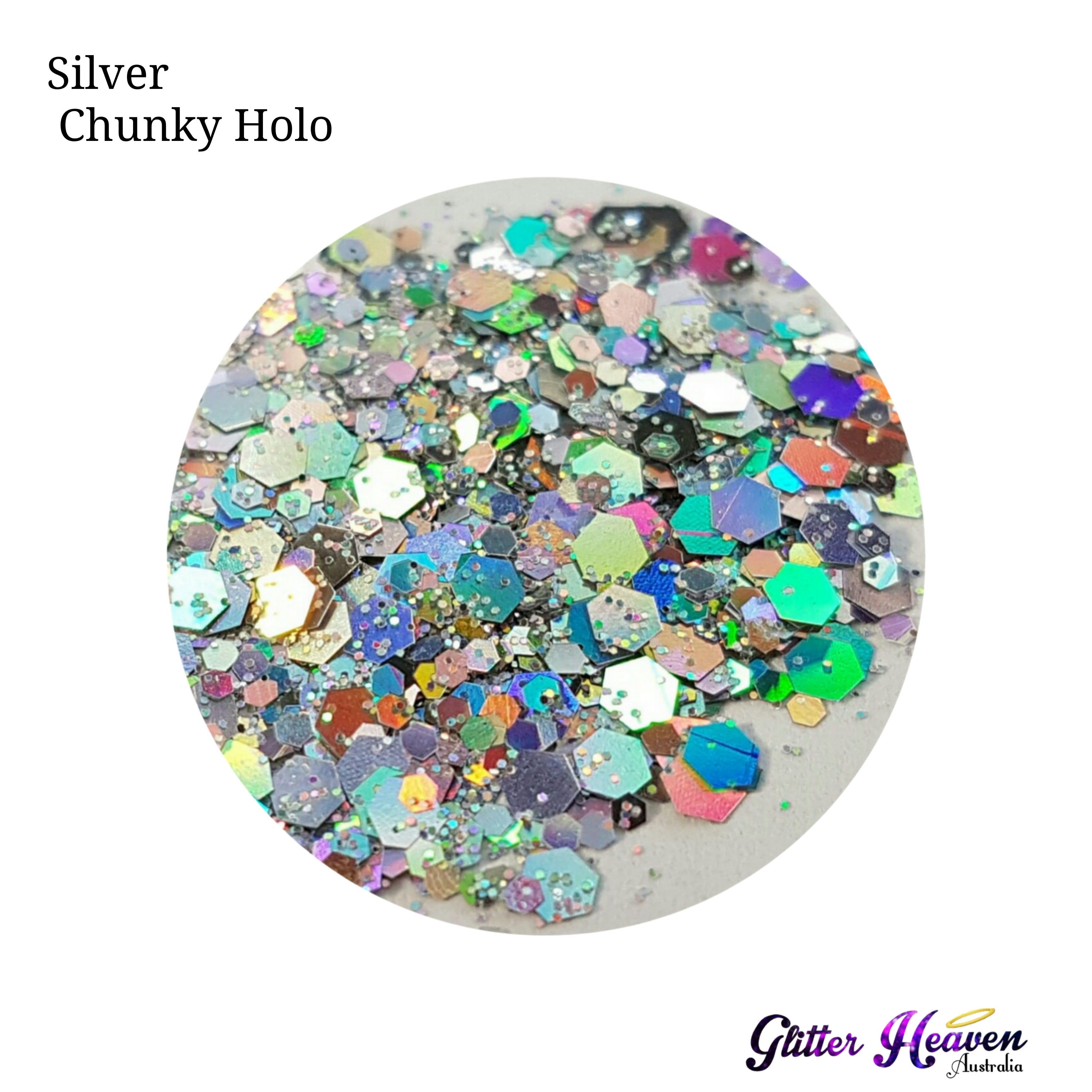 Silver Chunky Holo