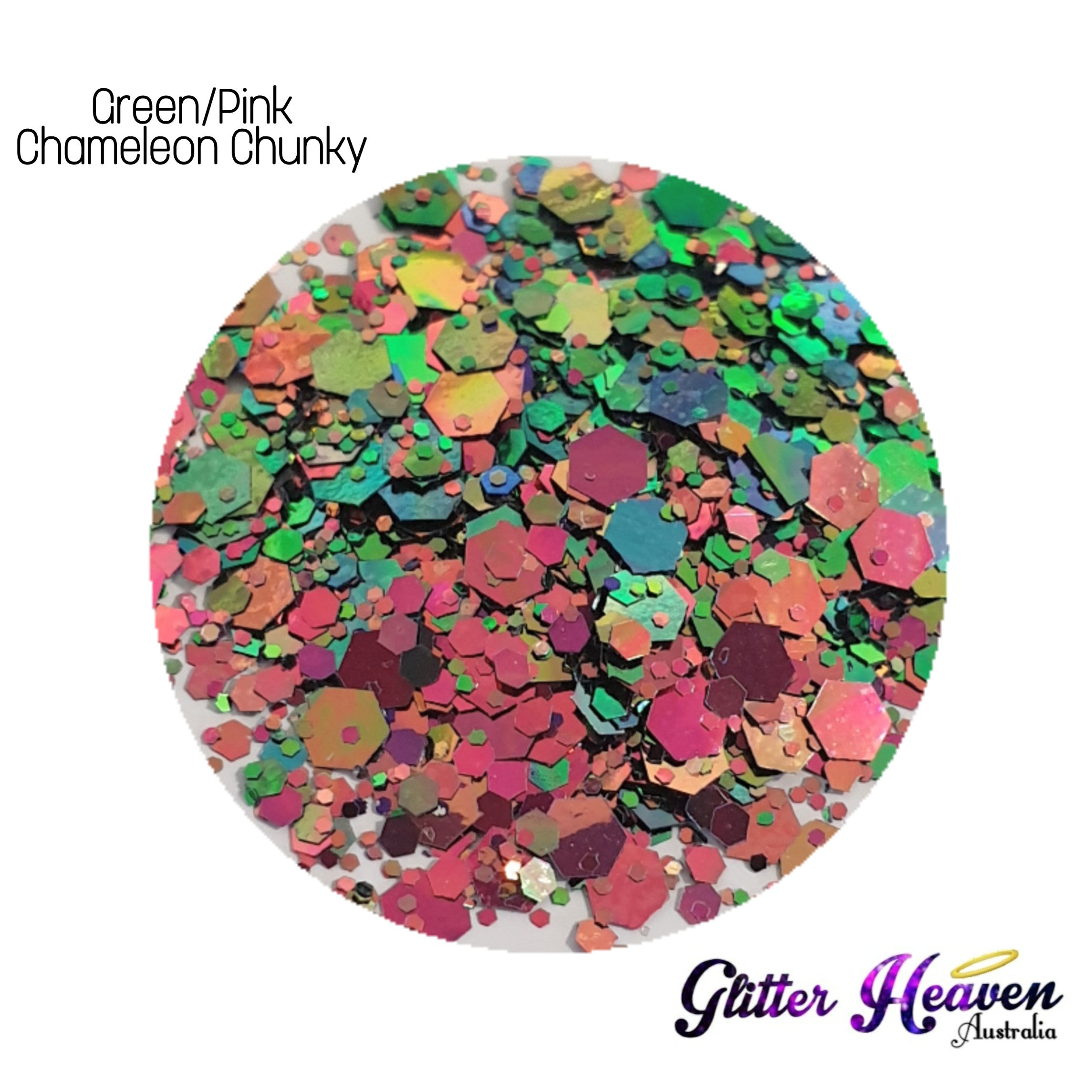 Green/Pink Chameleon Chunky