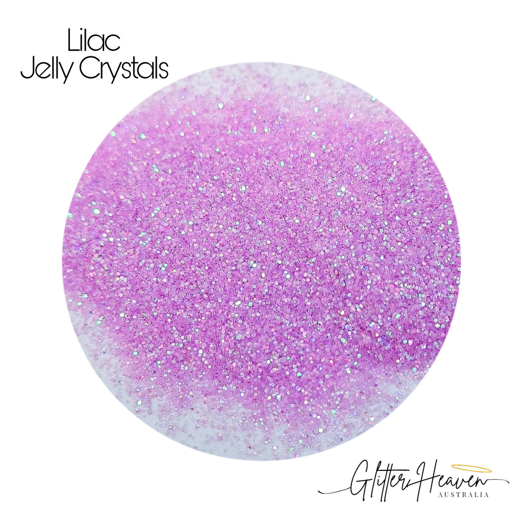 Lilac Jelly Crystals Glitter Heaven Australia
