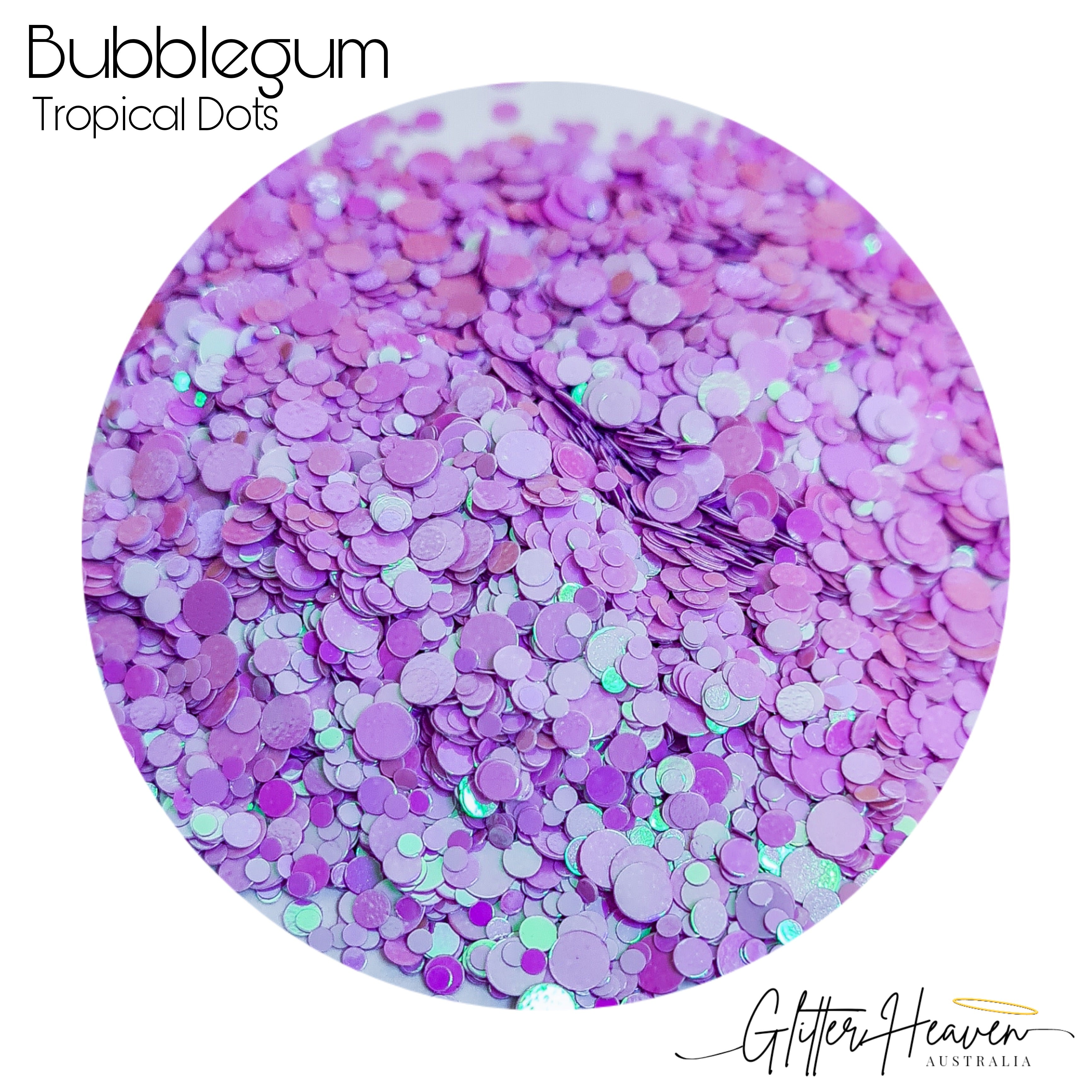 Bubblegum Tropical Dots